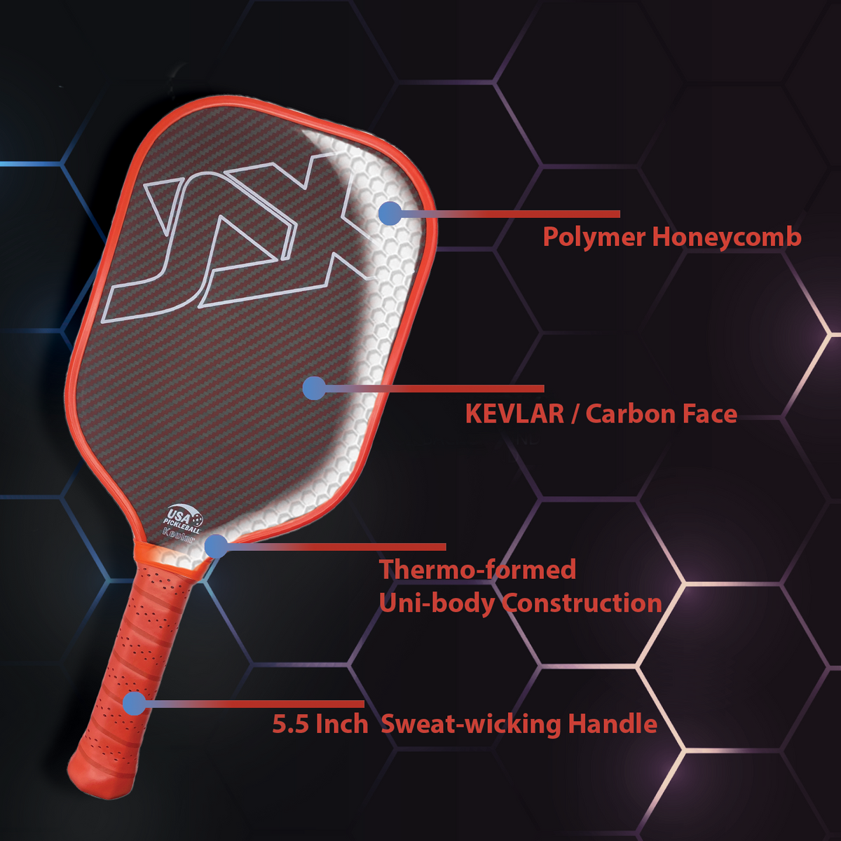 Jax Kevlar Pickleball Paddle